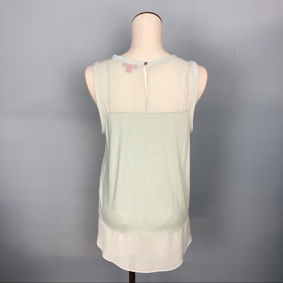 𝅺vince Camuto Soft Breeze Green Sleeveless Top - Picture 5 of 16